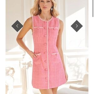 Sugarlip tweed dress